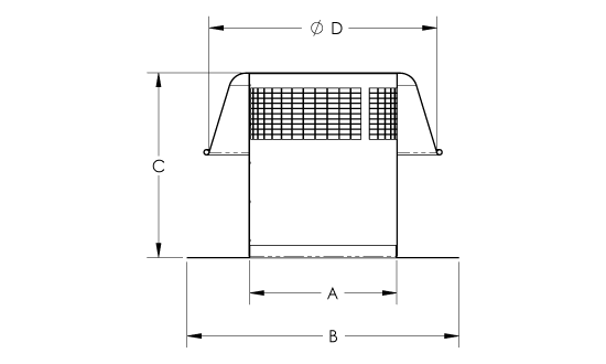 Dimensional Drawing for the RCXII Sidewall Model